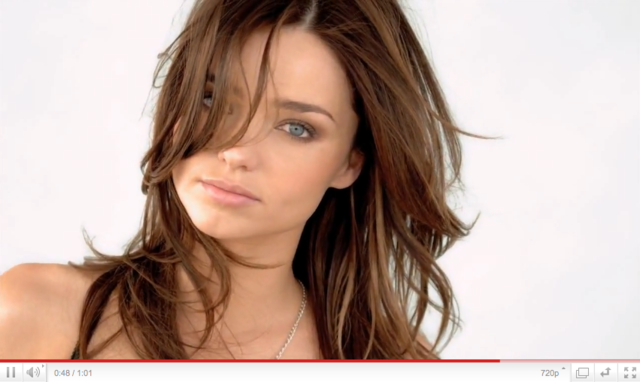 Miranda Kerr v oglasu za Victoria's Secret Cotton Lingerie / vir: YouTube