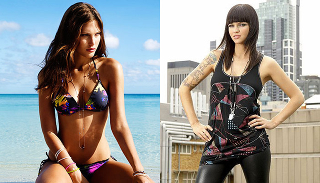 Catherine McNeil (vir: catherine-mcneil.com) in Ruby Rose zaročeni (vir: inthemix.com.au)