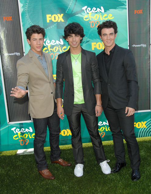 Jonas Brothers na Teen Choice Awards 2009 / vir: Celebutopia